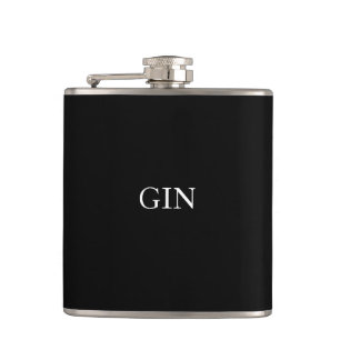 PETACA _GIN ELEGANTE DEL FRASCO