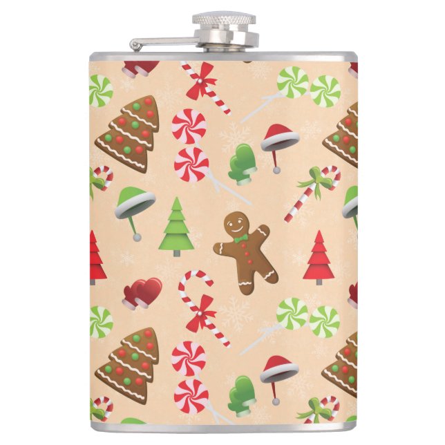 Petaca Gingerbread Man, Candy y Sata (Anverso)