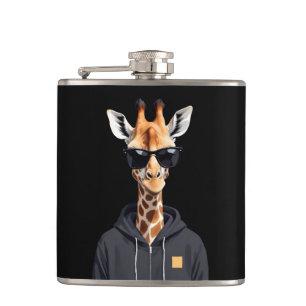 Petaca Giraffe Con Carácter Animal De Guay De Hoodie