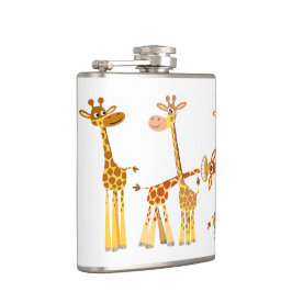 Petaca Giraffes personalizados: La máscara de la cadera d