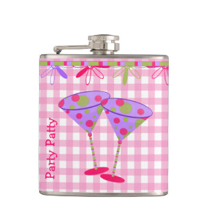 Petaca Girly Personalizado Fiesta Flask