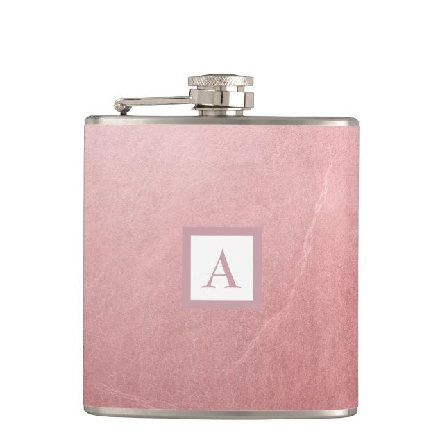 Petaca Glam de Moda mínima rosada Rosa (Anverso)