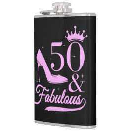 Petaca Glam moderno 50 cumpleaños