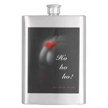 Glamour sexy abate Navidades "ho" Chiste Hip Flask