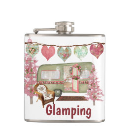 Petaca Glamping Vinyl Wrapl Flask