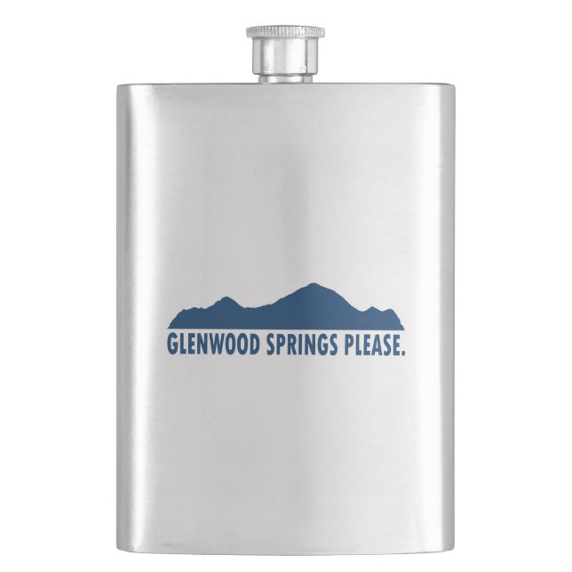 Petaca Glenwood Springs Colorado Please (Anverso)