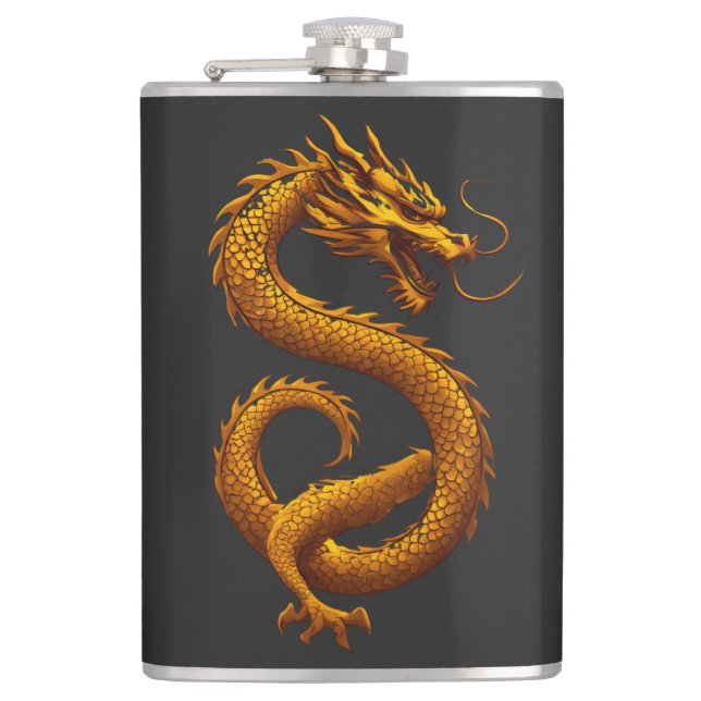 Petaca Golden Dragon (Anverso)