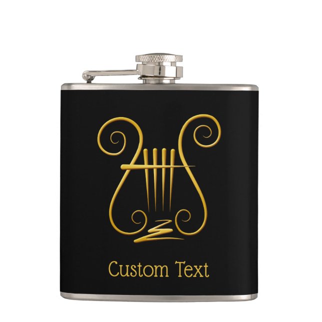 Petaca Golden Lyre (Anverso)