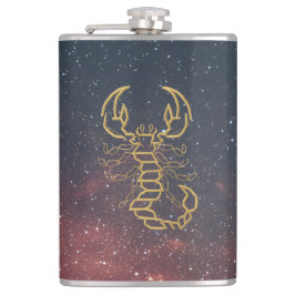 Petaca Golden Scorpio Flask
