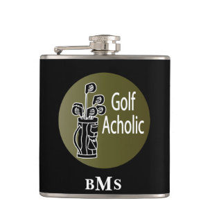 Petaca Golf Aholic del monograma