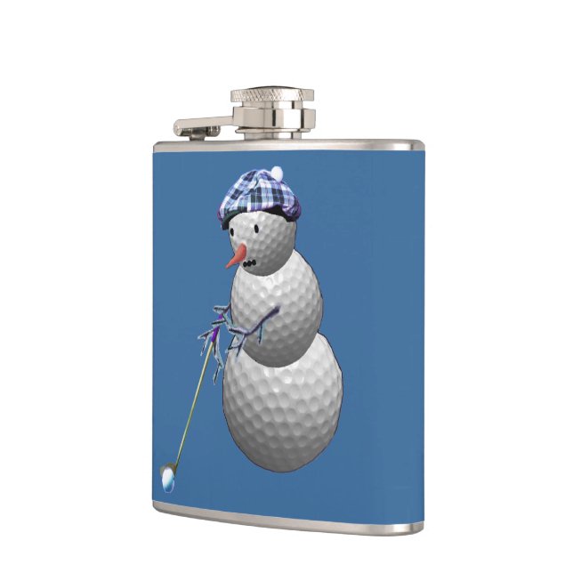 Petaca Golf Ball Snowman (Izquierda)