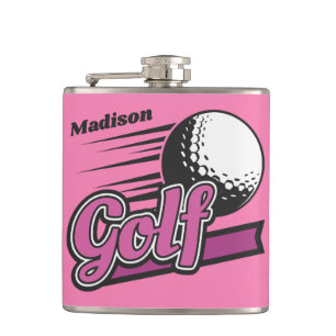 Petaca Golf de nombre personalizado