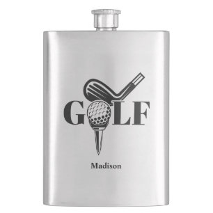Petaca Golf de nombre personalizado