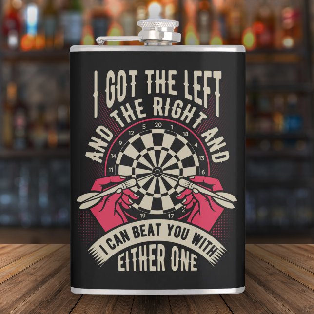 Petaca Golpee Con Ambas Manos Dart Flask 8 oz. (Subido por el creador)