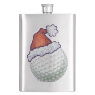 Petaca Gorras de Navidades de Golf Ball