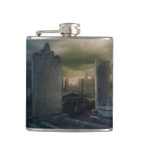 Gótico Graveyard Whiskey Flask
