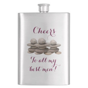 Petaca Gracias al personalizable de los hombres novio del