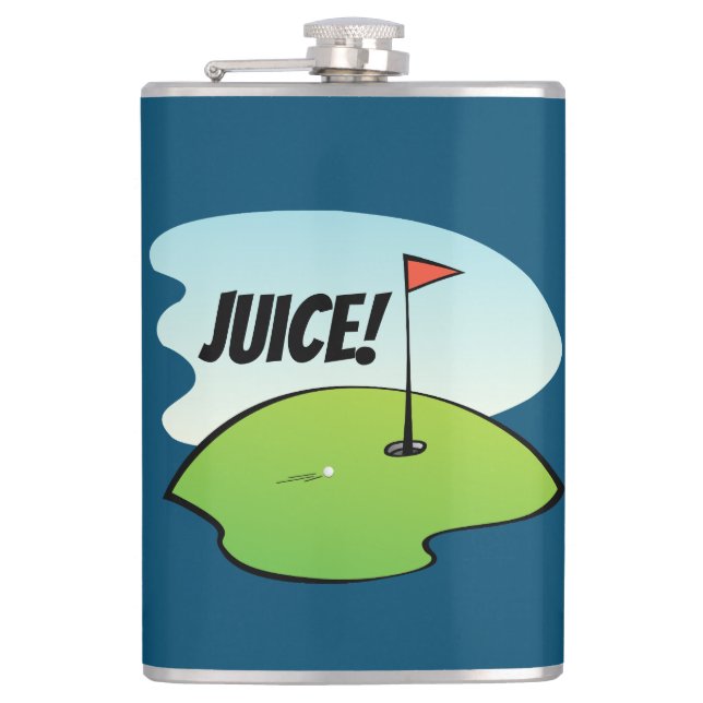 Petaca Graciosa celebración de cumpleaños de jugo de golf (Anverso)