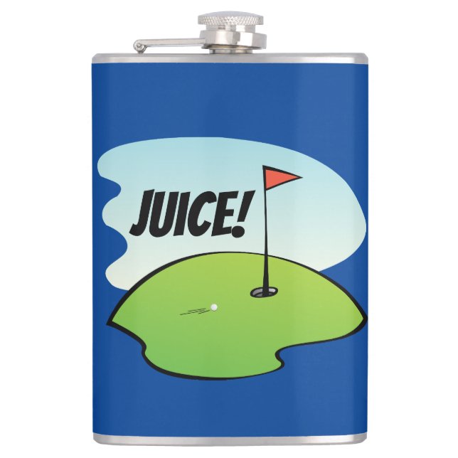 Petaca Graciosa celebración de cumpleaños de jugo de golf (Anverso)