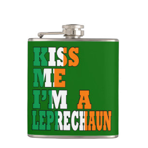Petaca Gracioso Bésame soy un leprechaun