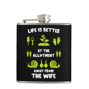 Petaca Gracioso jardín de reparto