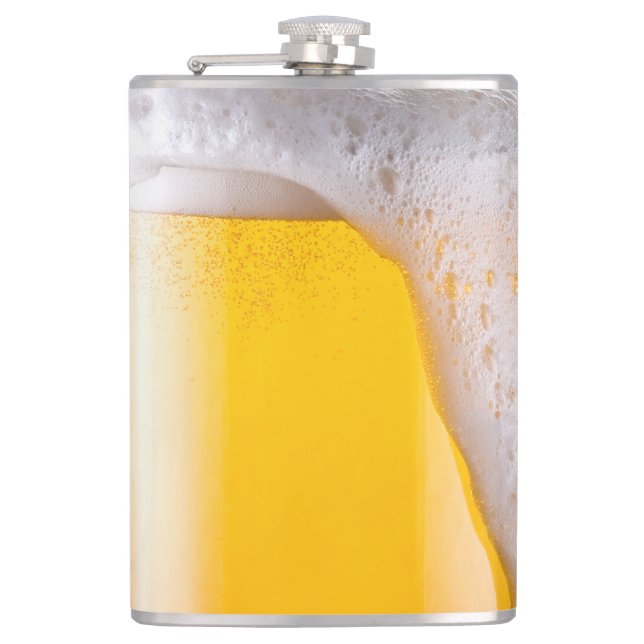 Petaca Gracioso jarro de ilusión óptica de cerveza (Anverso)