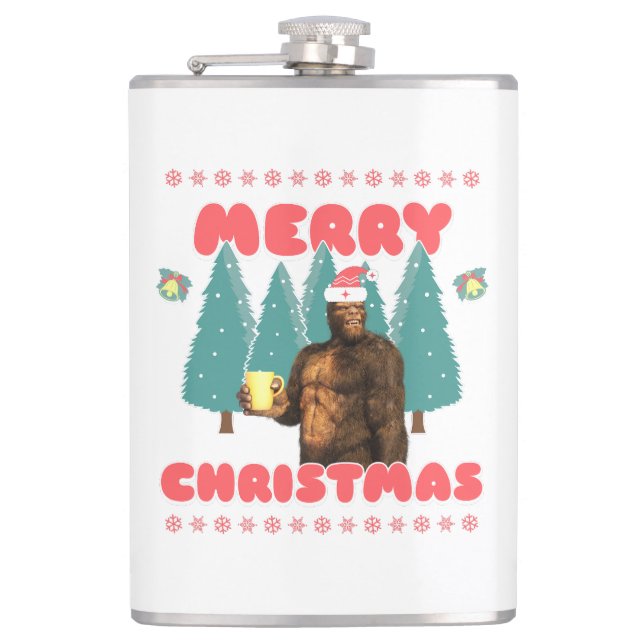 Petaca Gracioso Pie Grande - Feliz Navidad (Anverso)