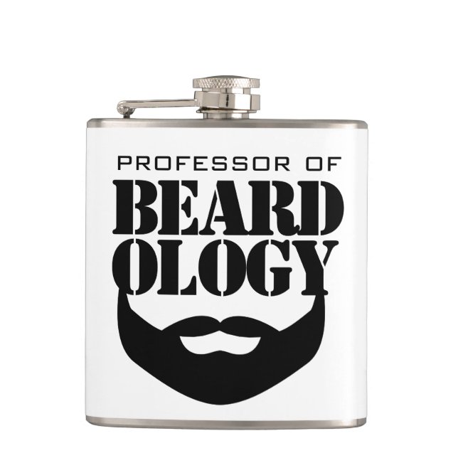 Petaca Gracioso profesor de Beardología (Anverso)