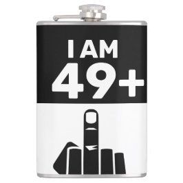 Petaca Gracioso regalo de cumpleaños número 50, 49 más un