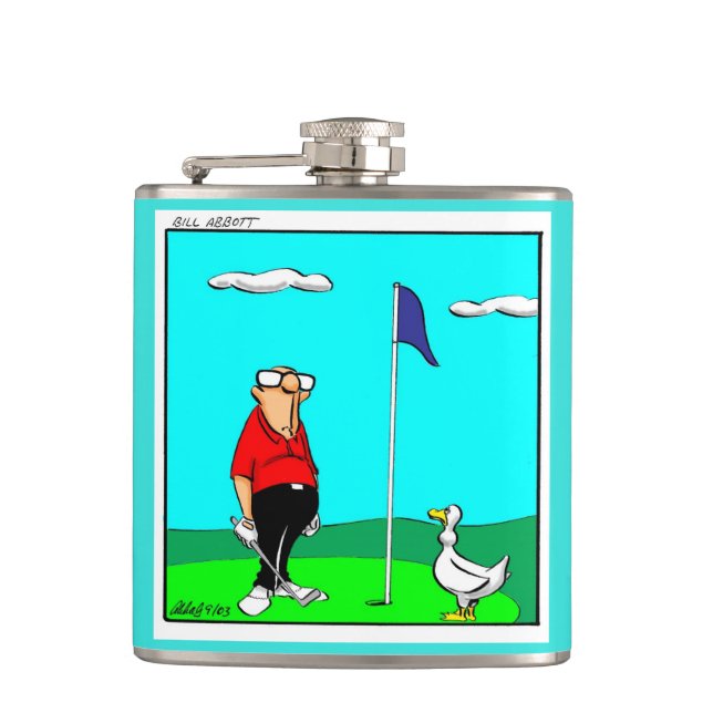 Petaca Gracioso regalo de Humor de Golf Flask (Anverso)