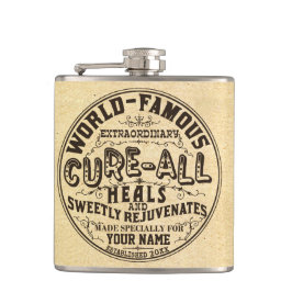 Petaca Gracioso regalo de la cura personalizada Vintage