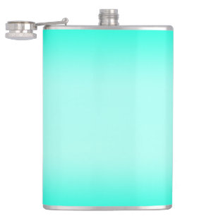 Petaca Gradiente verde moderno Patrón de naturaleza acuar