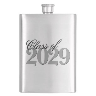 Petaca Graduación personalizado Sencilla Año y nombre d