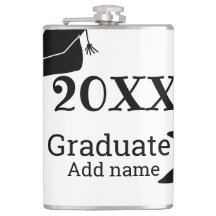 Graduado 20XX gorra de graduación simple mínimo mo