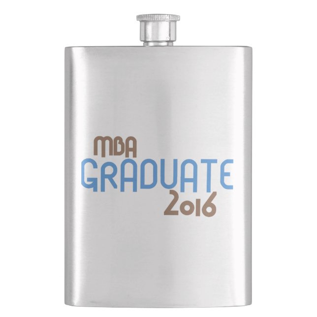 Petaca Graduado enrrollado 2016 (azul) de MBA (Anverso)