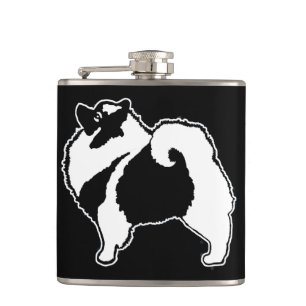 Petaca Gráficos de Keeshond - Arte de perro original lind