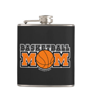 Petaca Gráficos de locura de mamá de baloncesto