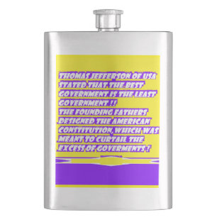 Petaca Gráficos de mensajes de palabras sobre AMÉRICA