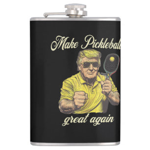 Petaca Gráficos Divertidos para Amantes de Pickleball Pel