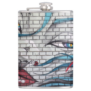 Petaca Grafiti de chica asiática