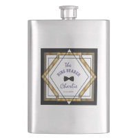 Gran Gatsby Gold White Art Deco RING BEARER