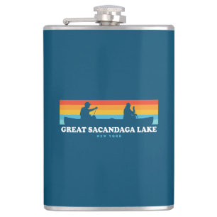 Petaca Gran Lago Sacandaga Nueva York Canoa