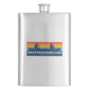 Petaca Gran Lago Sacandaga Nueva York Canoa