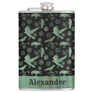 Petaca Gran Personalizado de vérdigris de vértigo y cuerd