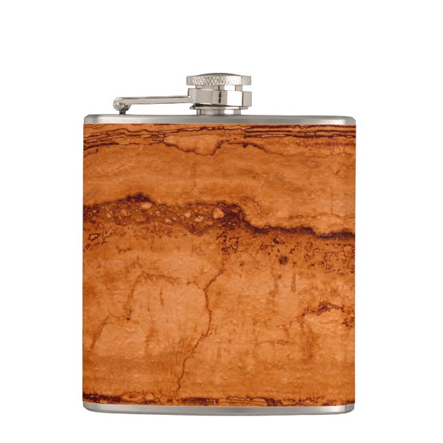 Petaca Granito de cañón de cobre, oro ámbar montañas Sedo (Anverso)