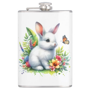 Petaca Granja de animales conejos sublimación Clipart-881