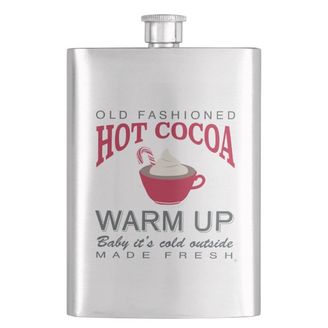 Petaca granja de vacaciones de cacao caliente (Anverso)