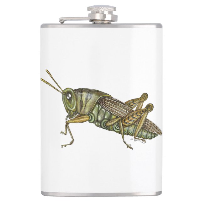 Petaca Grasshopper verde (Anverso)