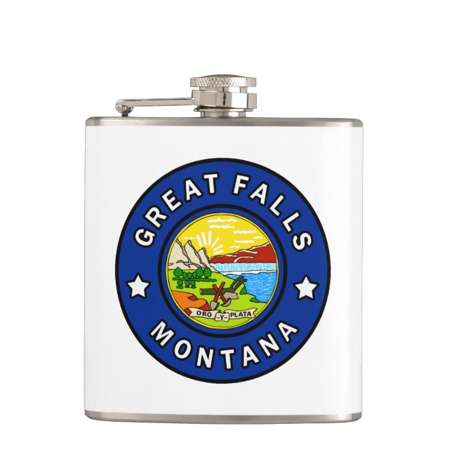 Petaca Great Falls Montana (Anverso)