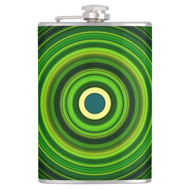 Petaca Greena geométrica Mandala Design-64055 (Anverso)